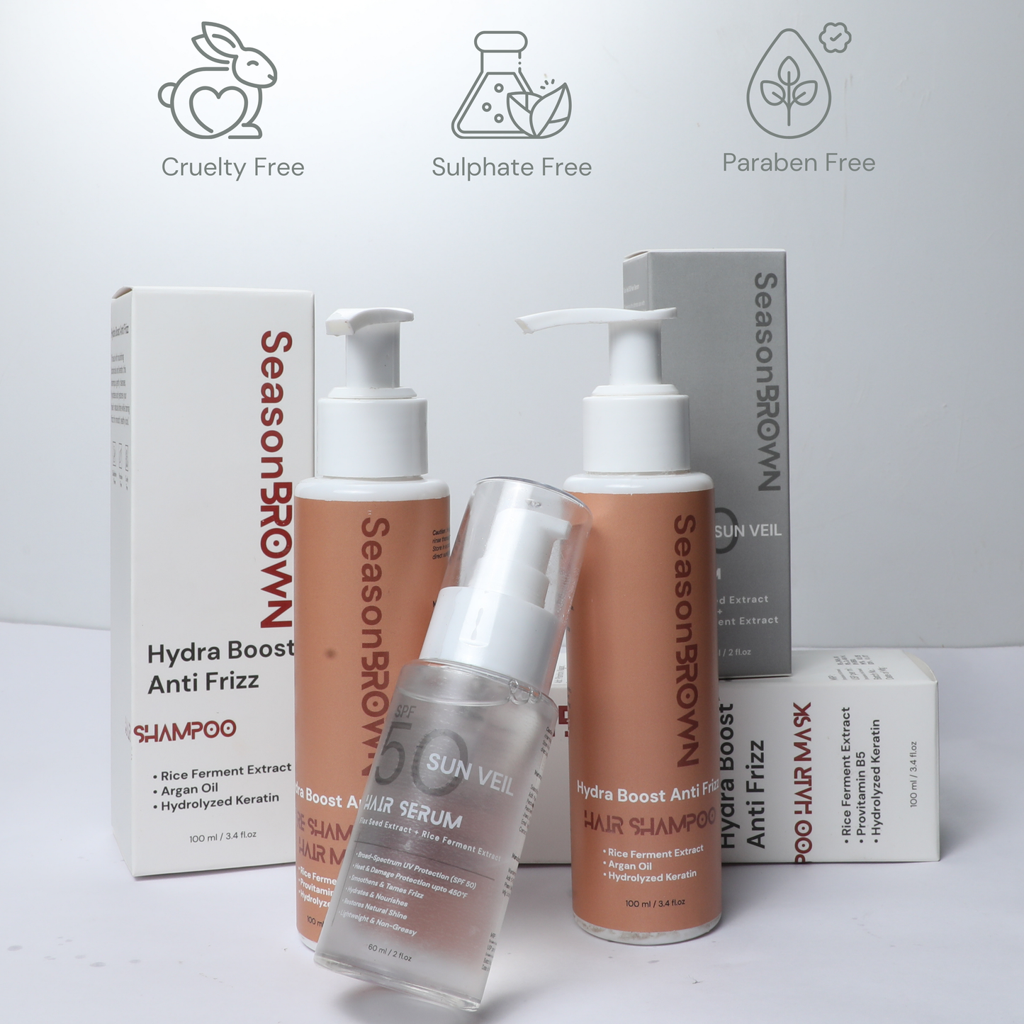 SeasonBrown Rescue and Renew Hair Care Treatment – Restores and strengthens hair with deep nourishment and hydration.